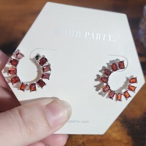 Swirls Of Shimmer Garnet Cubic Zirconia Rhodium Plating Rbp5717 January 2023